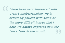 testimonial for grant chanter equine dentist
